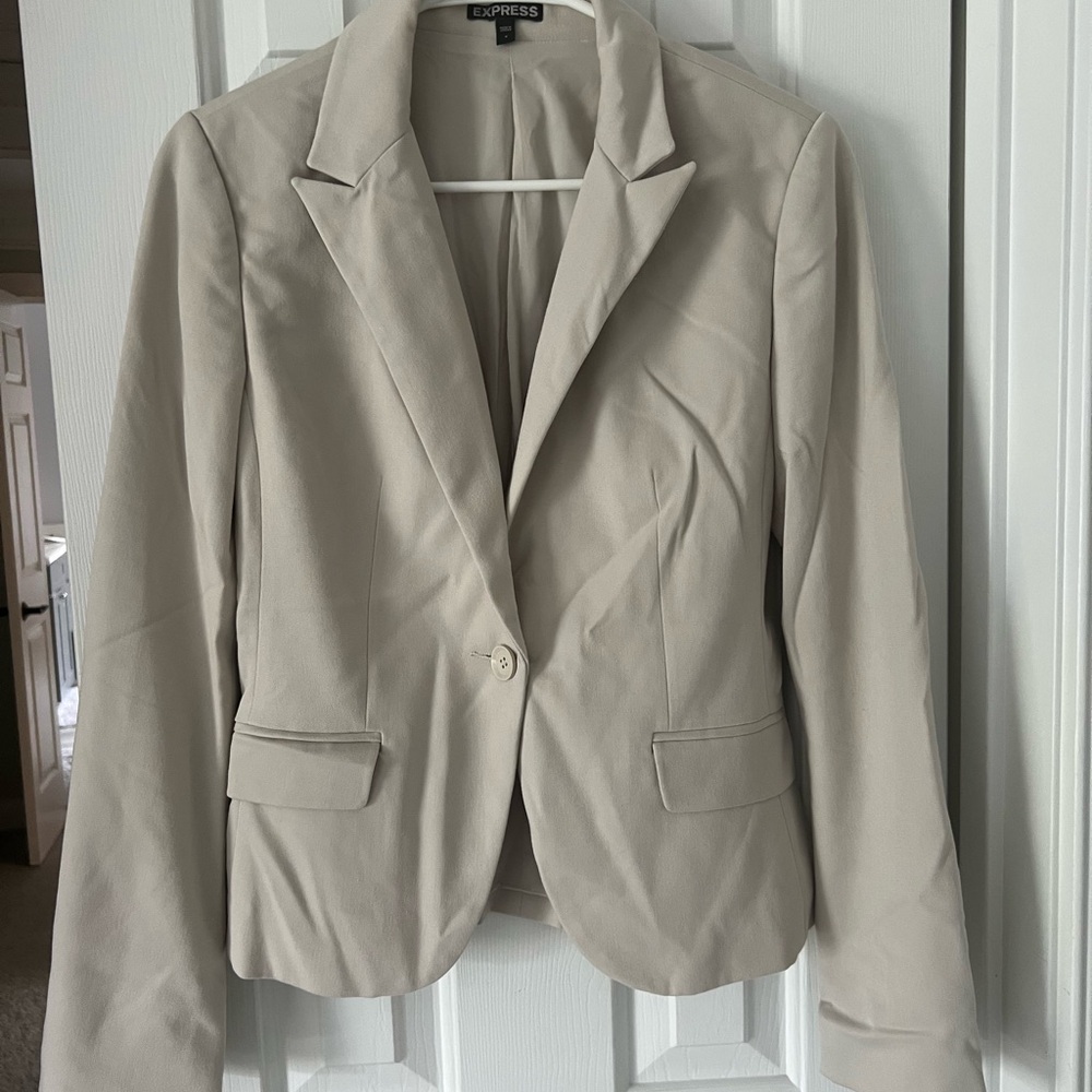Express Women's Light Tan Blazer